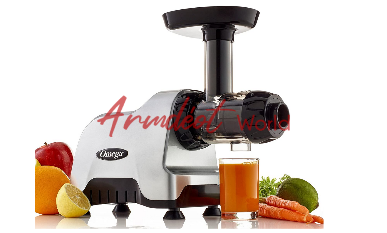 Omega Compact Slow Speed MultiPurpose Nutrition System Juicer with